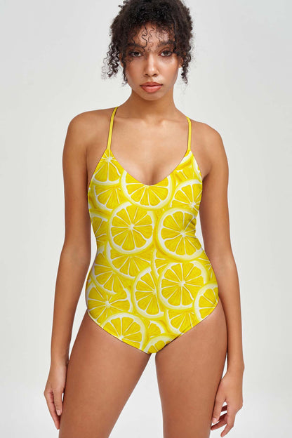 Nikki Crisscross Strappy One-Piece Swimsuit