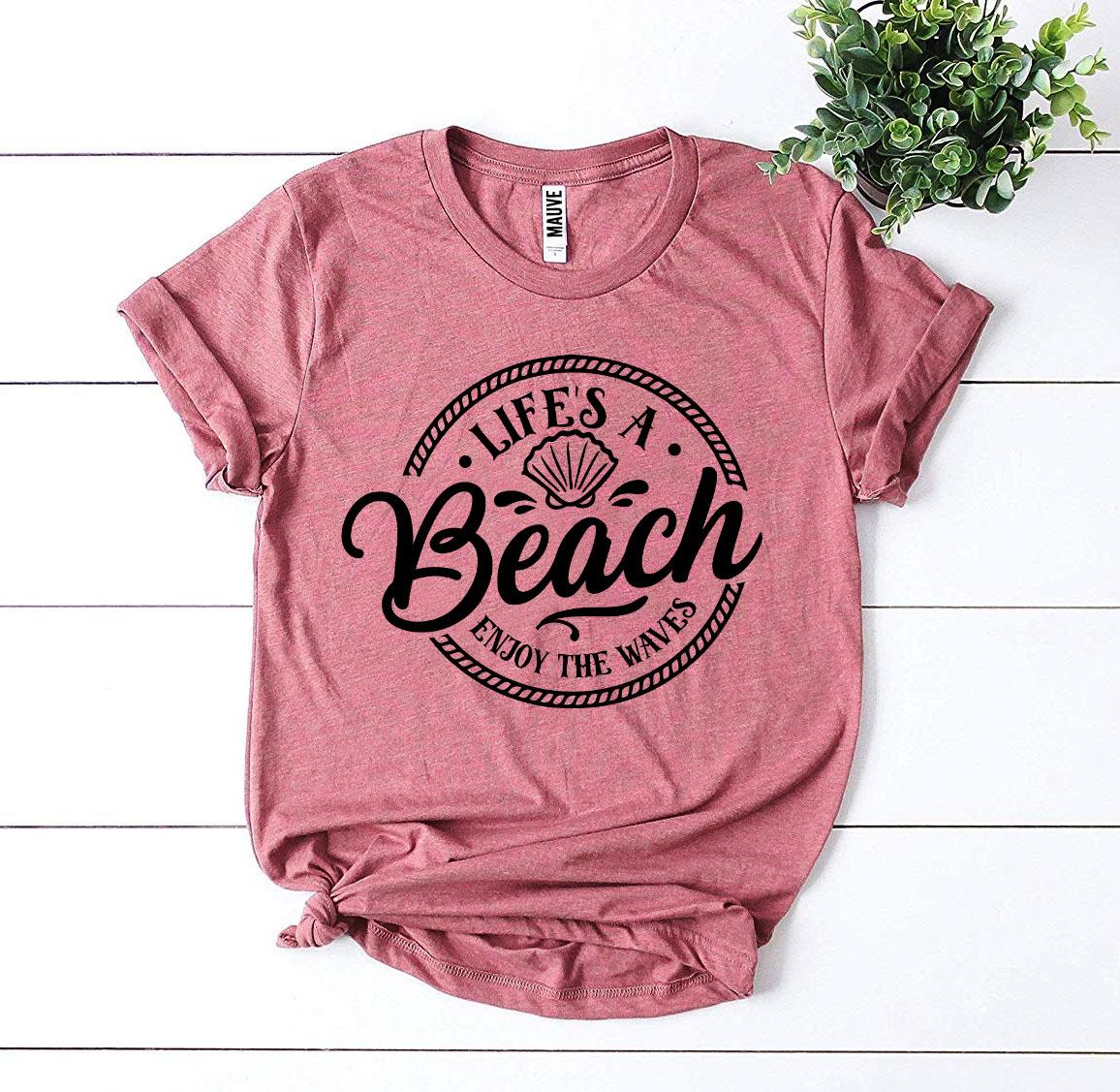 Camiseta Life's A Beach Enjoy The Waves