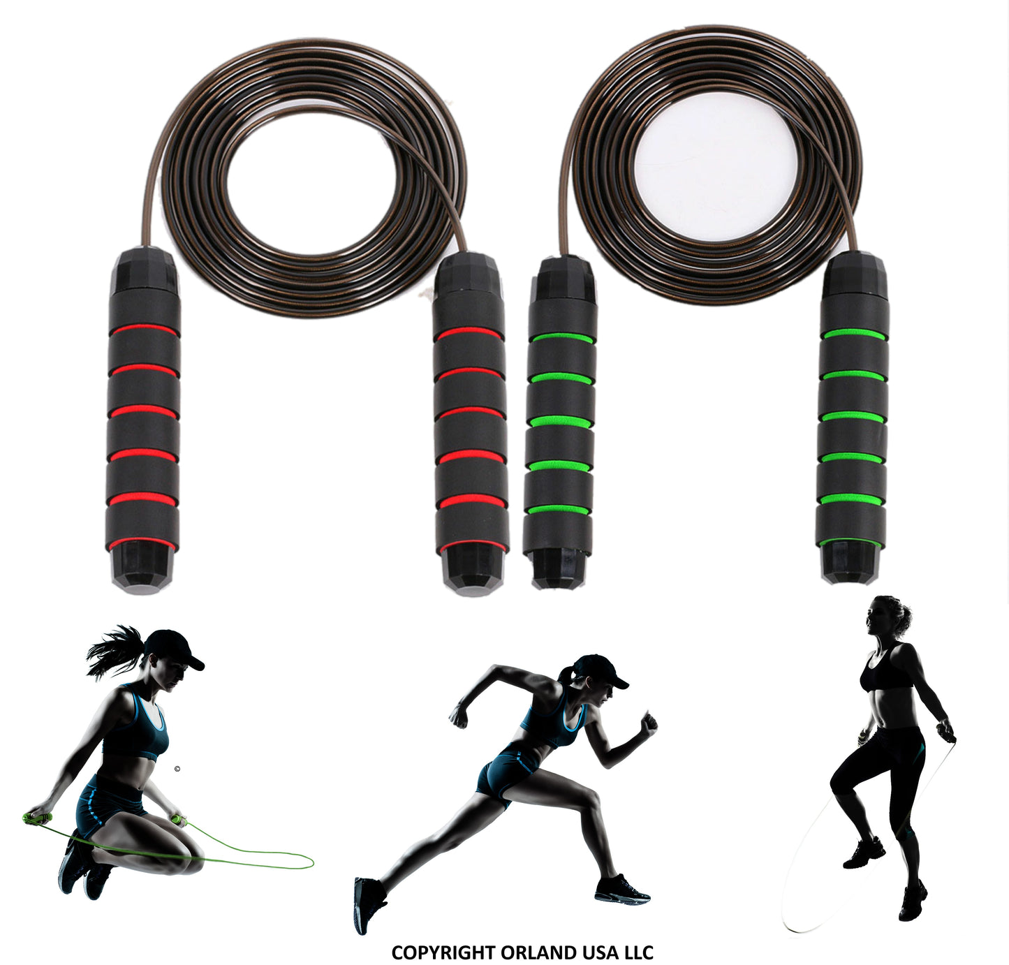 Adjustable Bearing Speed Skipping Rope