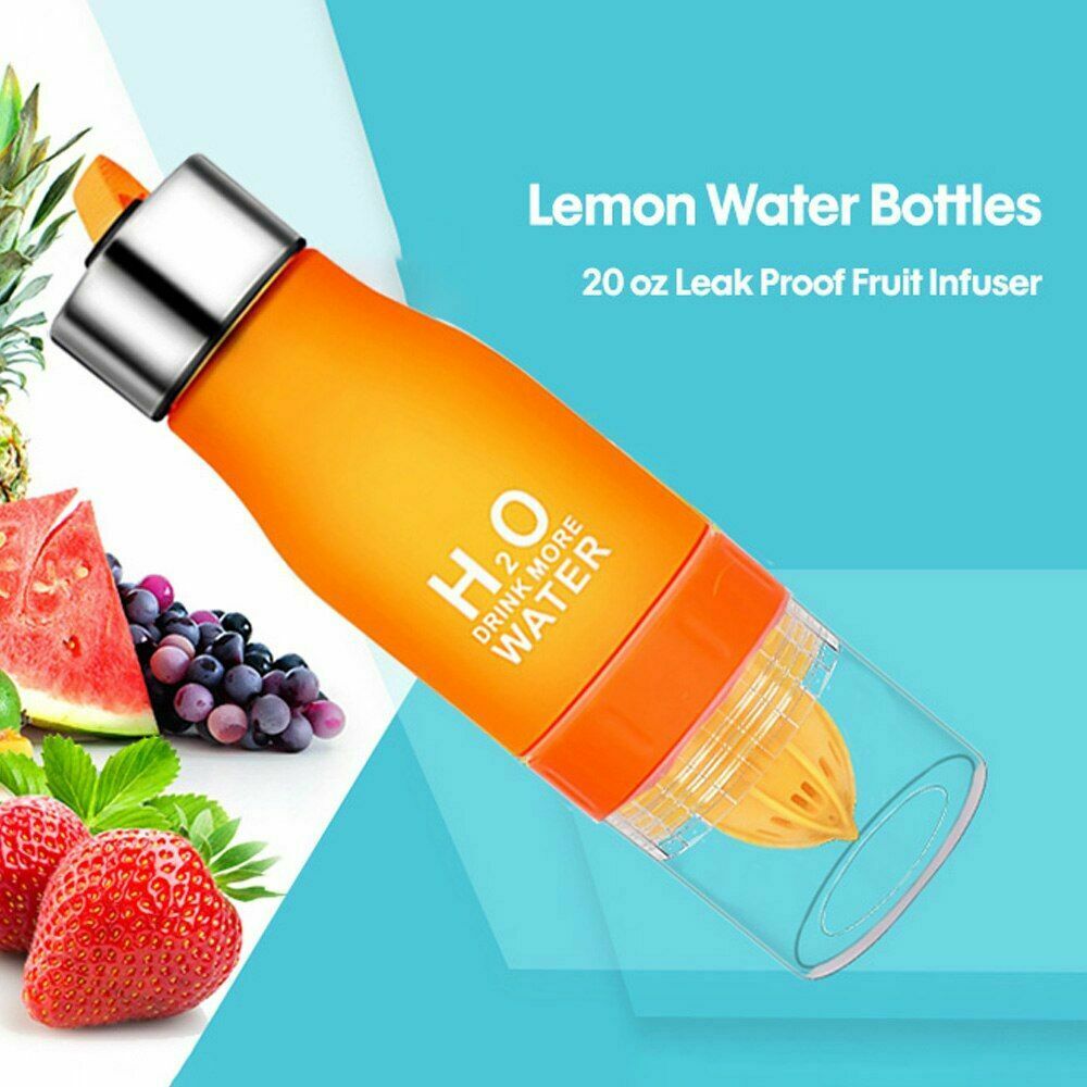 H2O Fruit Infuser Drink Water Bottle