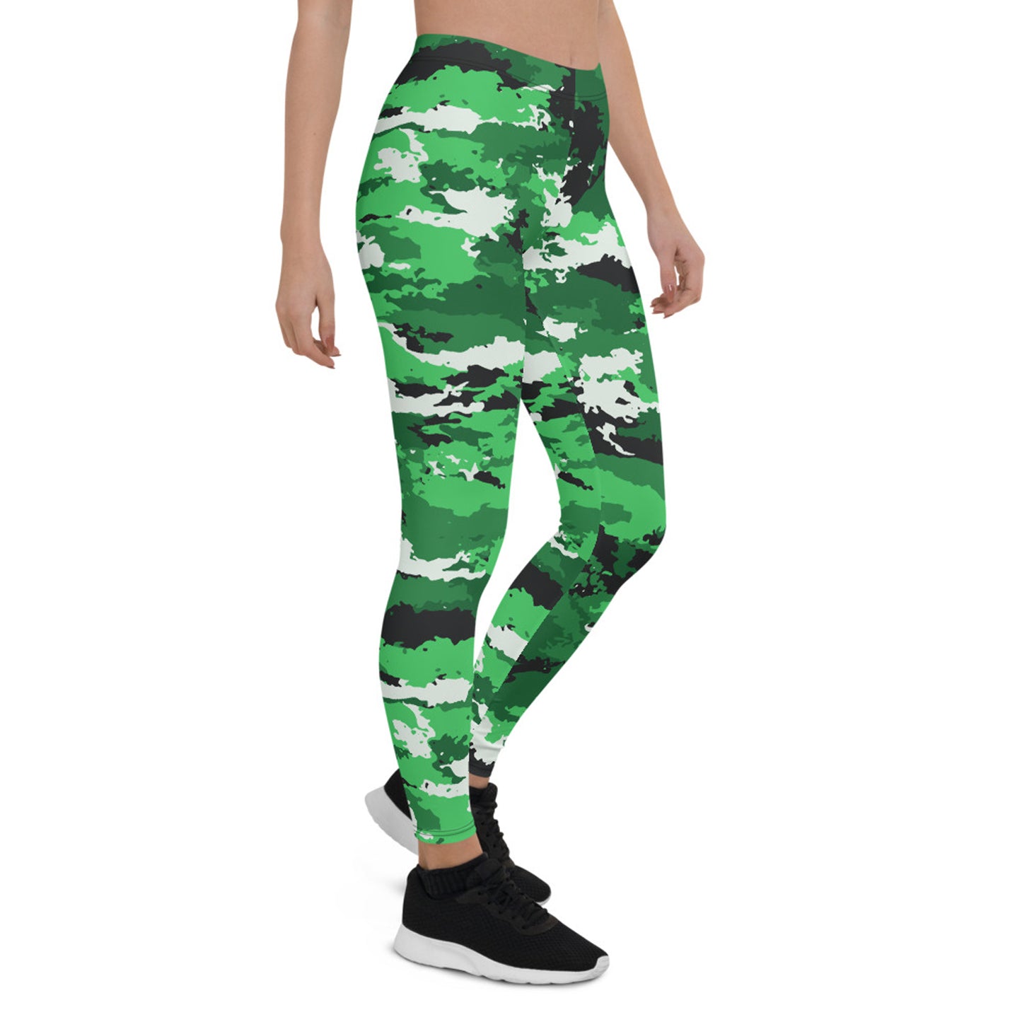 Green Camo Leggings for Women