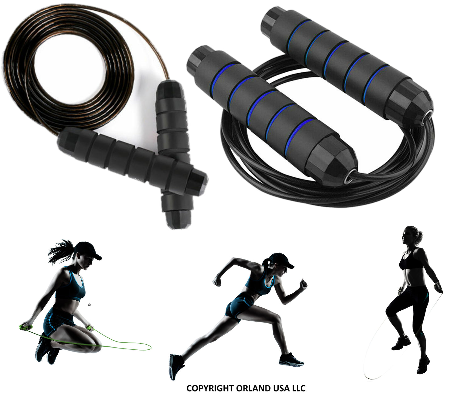 Adjustable Bearing Speed Skipping Rope