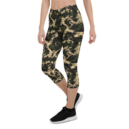 Women's Army Camo Capri Leggings