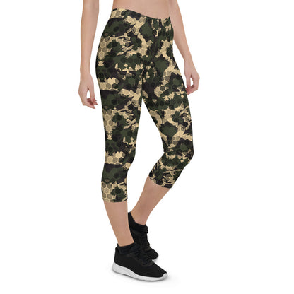 Women's Army Camo Capri Leggings