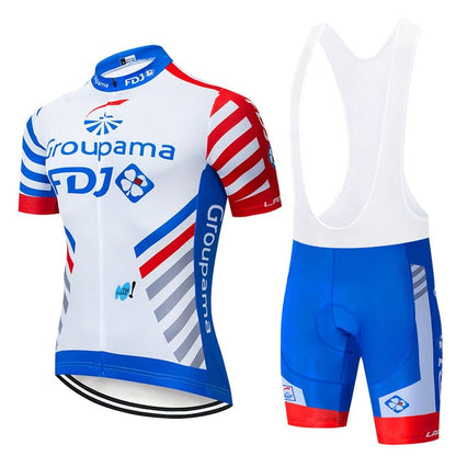 Groupama Men's Cycling Jersey Set