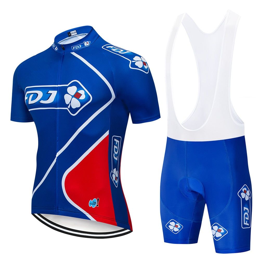 Groupama Men's Cycling Jersey Set