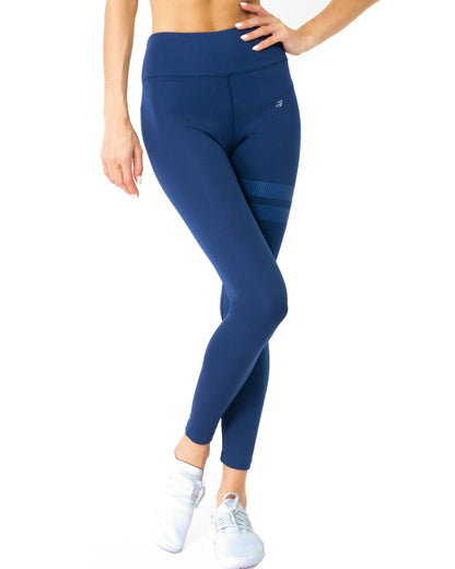 Ashton Set - Sujetador Deportivo y Leggings - Azul Marino