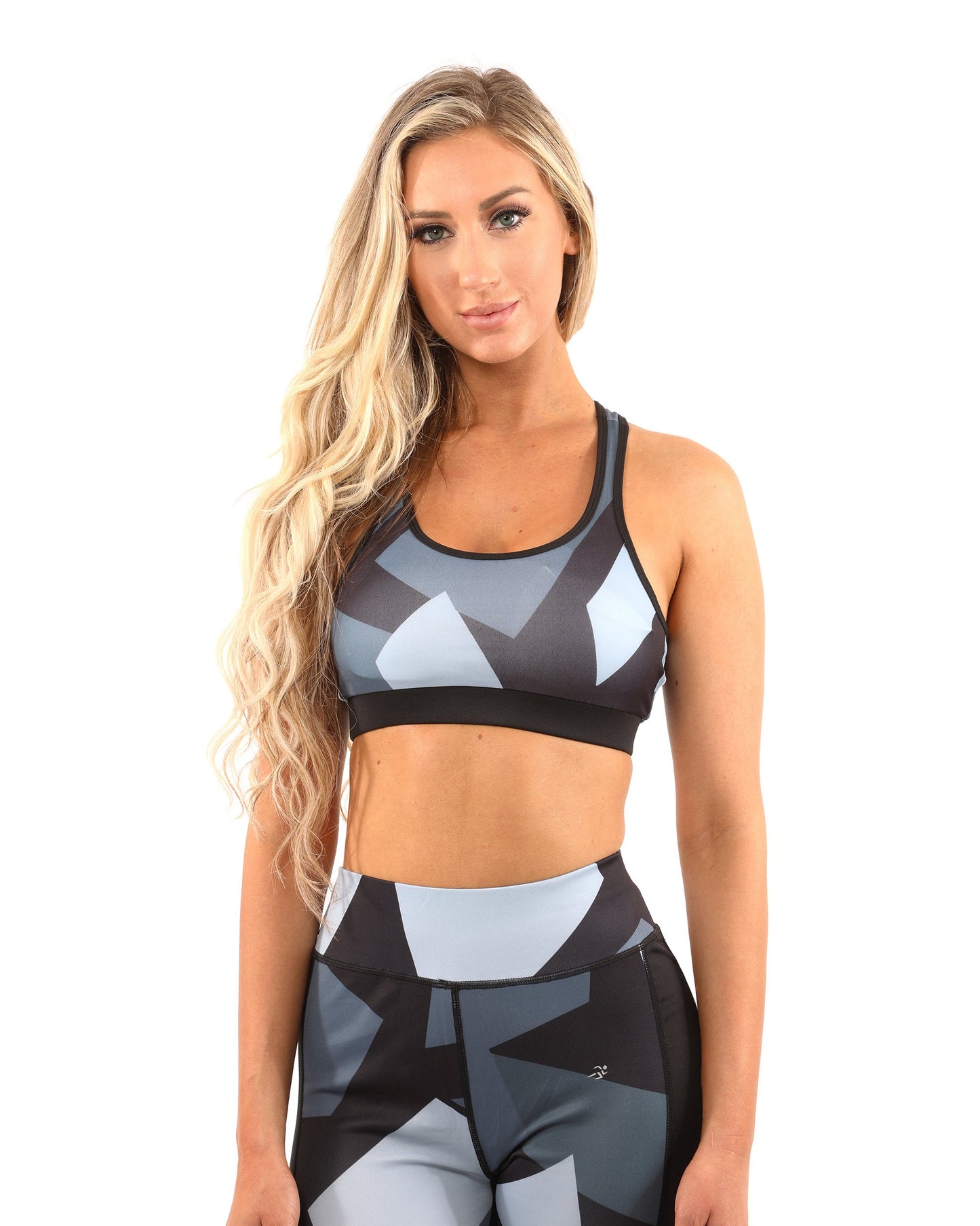Bondi Athletic Set - Leggings y sujetador deportivo - Negro/Gris