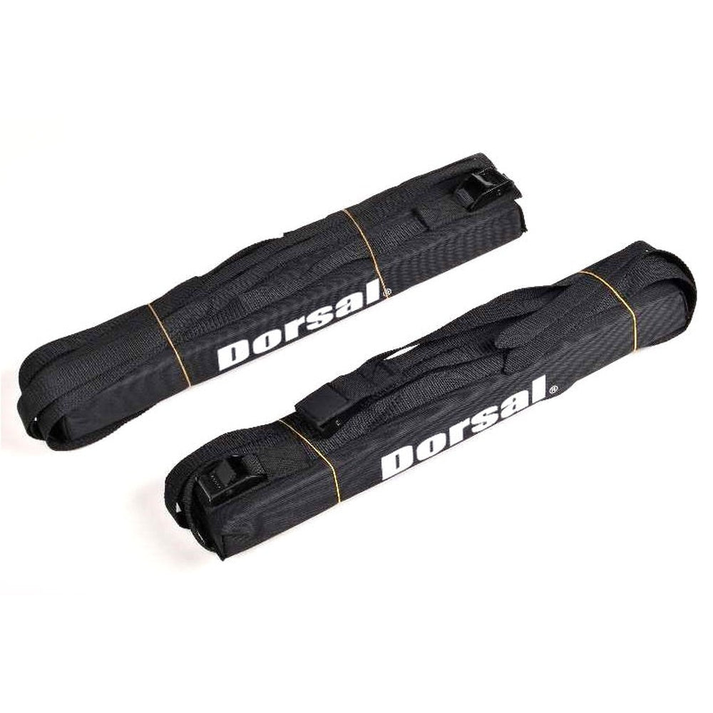 Dorsal Universal Soft Racks with Car Roof Pads Tie Down Straps Storage Bag - Pack of 2 for Surfboards Kayak Canoe Paddleboards-1